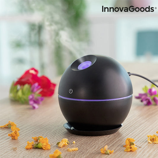 Mini Humidifier Scent Diffuser Black InnovaGoods