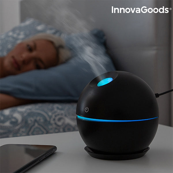 Mini Humidifier Scent Diffuser Black InnovaGoods