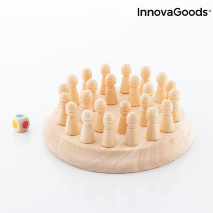 Wooden Memory Chess Taeda InnovaGoods 26 Pieces