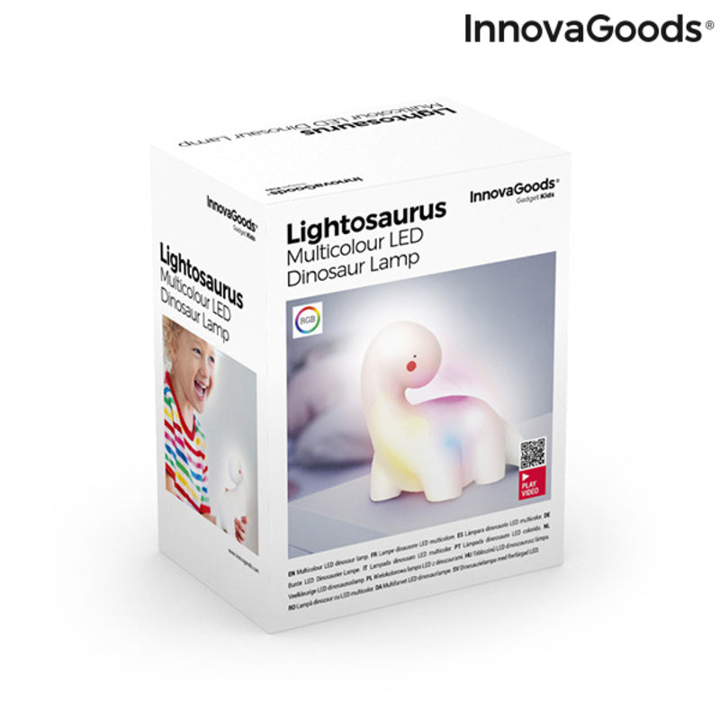 Dinosaur Multicolour LED Lamp Lightosaurus InnovaGoods