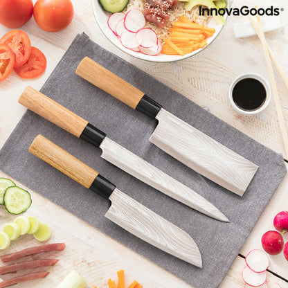 Set of Knives with Professional Carry Case Damas·Q InnovaGoods