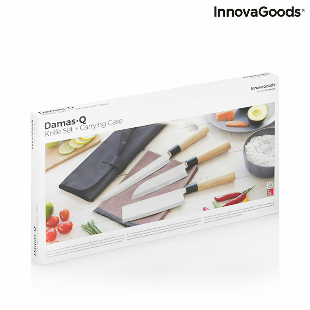 Set of Knives with Professional Carry Case Damas·Q InnovaGoods