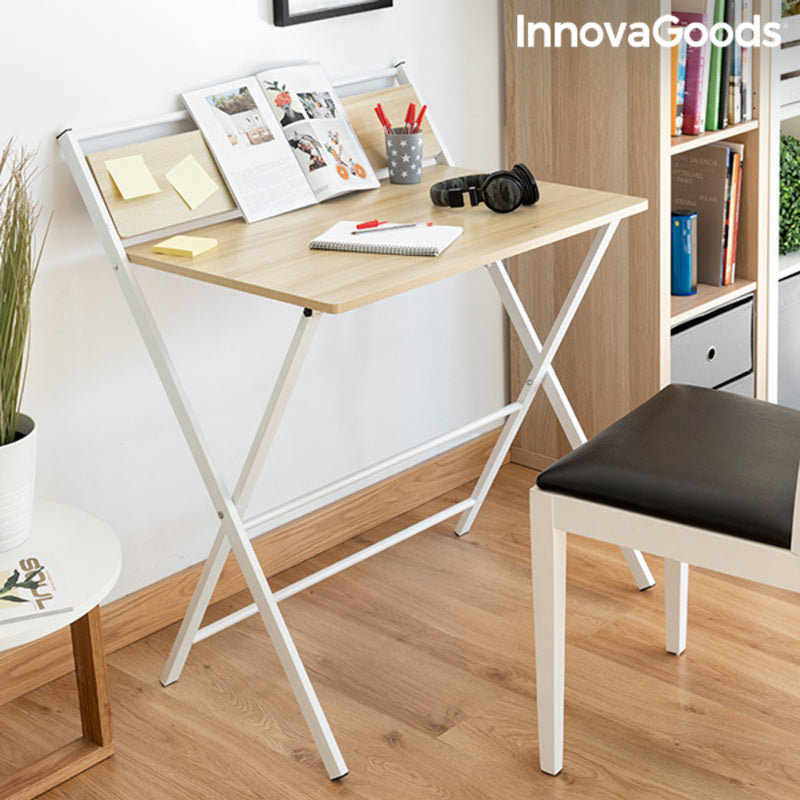 Folding Desk with Shelf Tablezy InnovaGoods