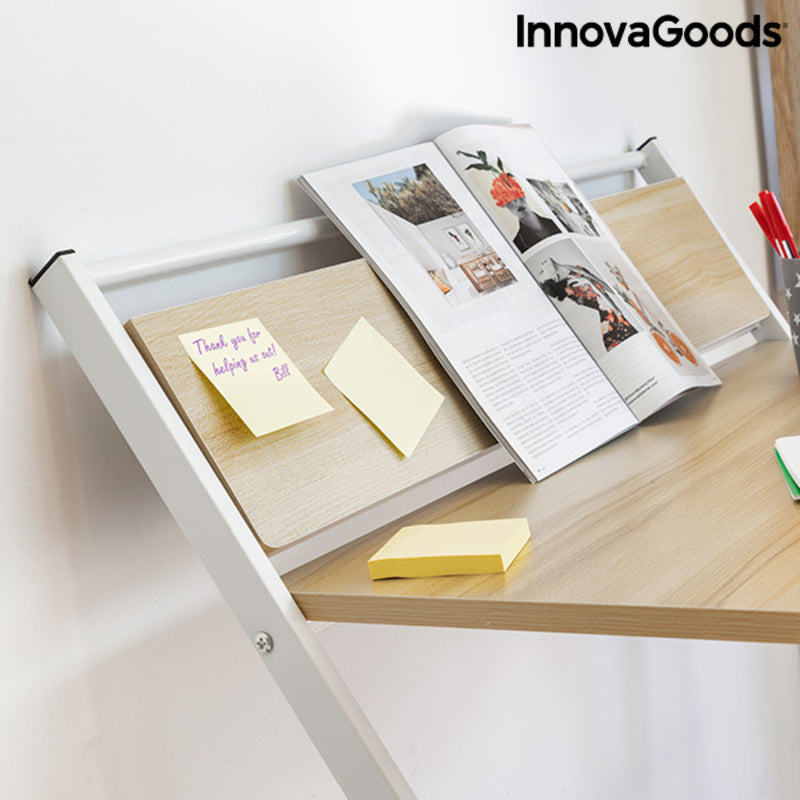 Folding Desk with Shelf Tablezy InnovaGoods