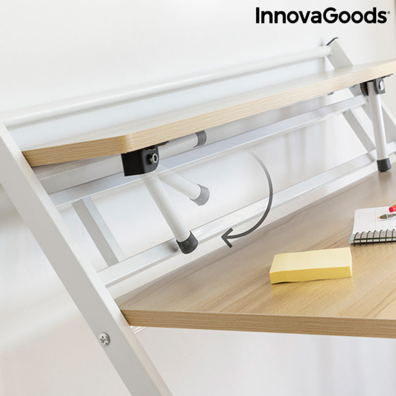 Folding Desk with Shelf Tablezy InnovaGoods