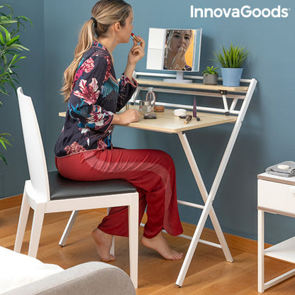 Folding Desk with Shelf Tablezy InnovaGoods