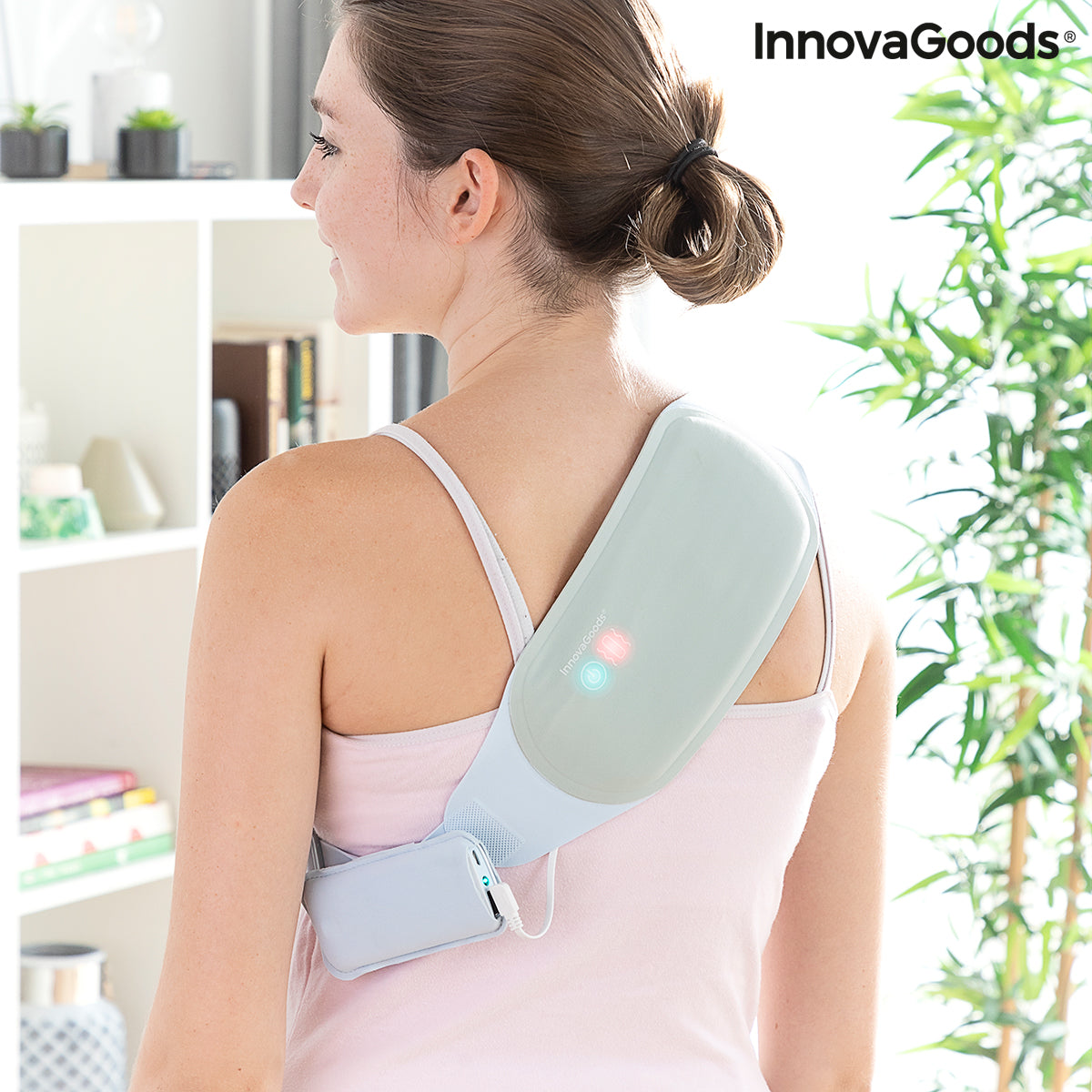 Rechargeable Wireless Massage and Heat Belt Beldisse InnovaGoods