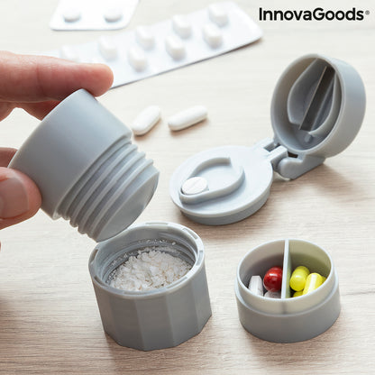 5-in-1 Pill Dispenser with Cutter and Crusher Fivlok InnovaGoods