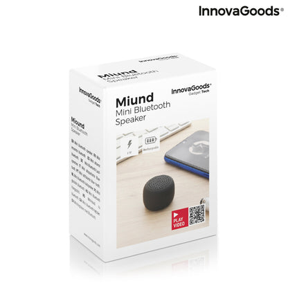 Rechargeable Portable Wireless Mini Speaker Miund InnovaGoods