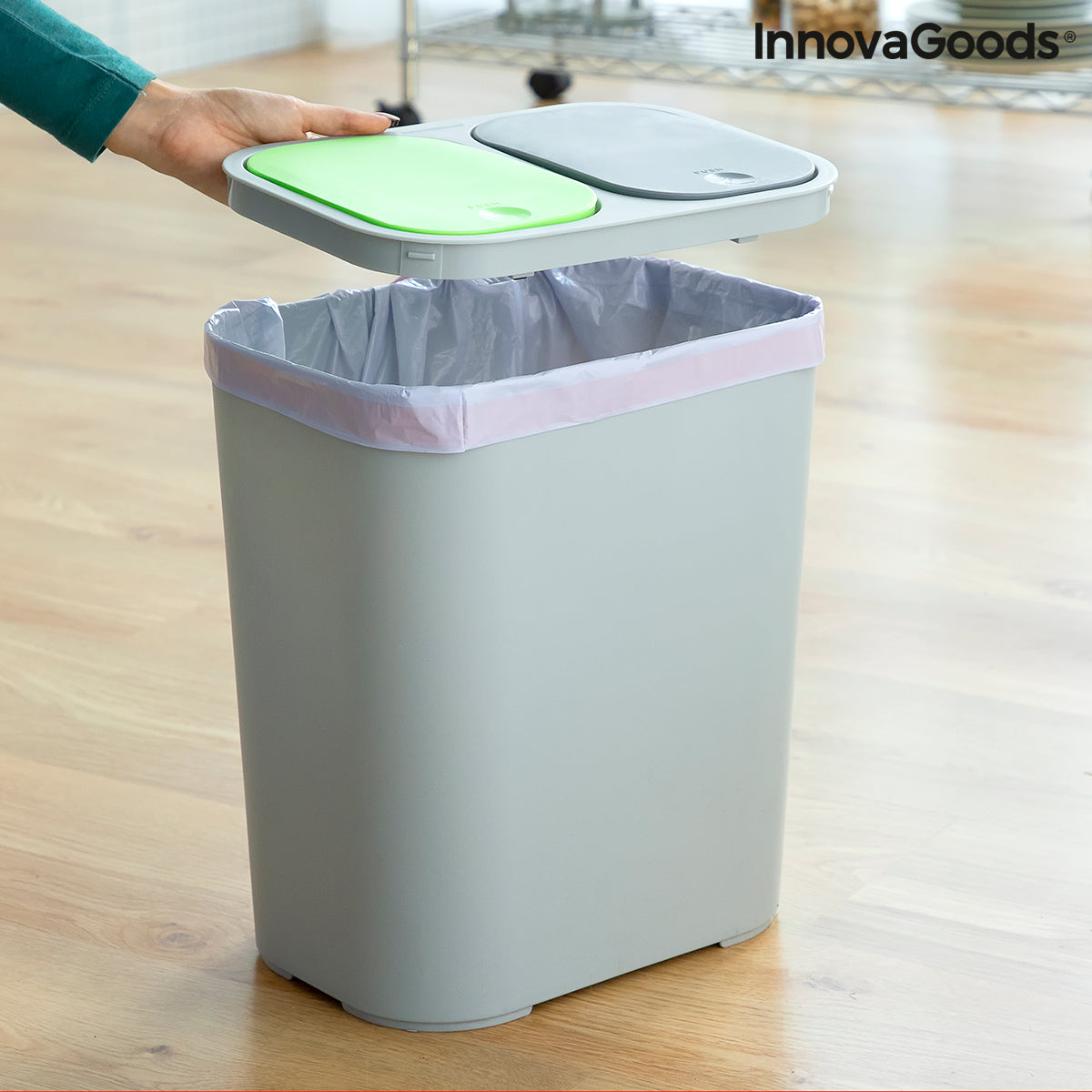 Double Recycling Bin Bincle InnovaGoods