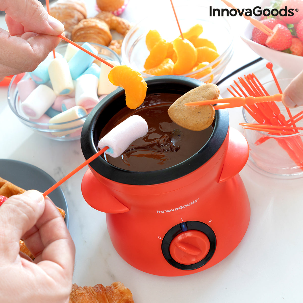 Chocolate Fondue with Accessories Fonlat InnovaGoods