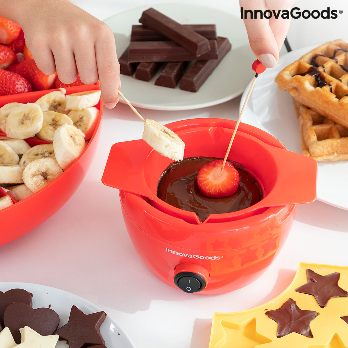 2-in 1-Jelly Bean and Chocolate Fondue Machine Yupot InnovaGoods