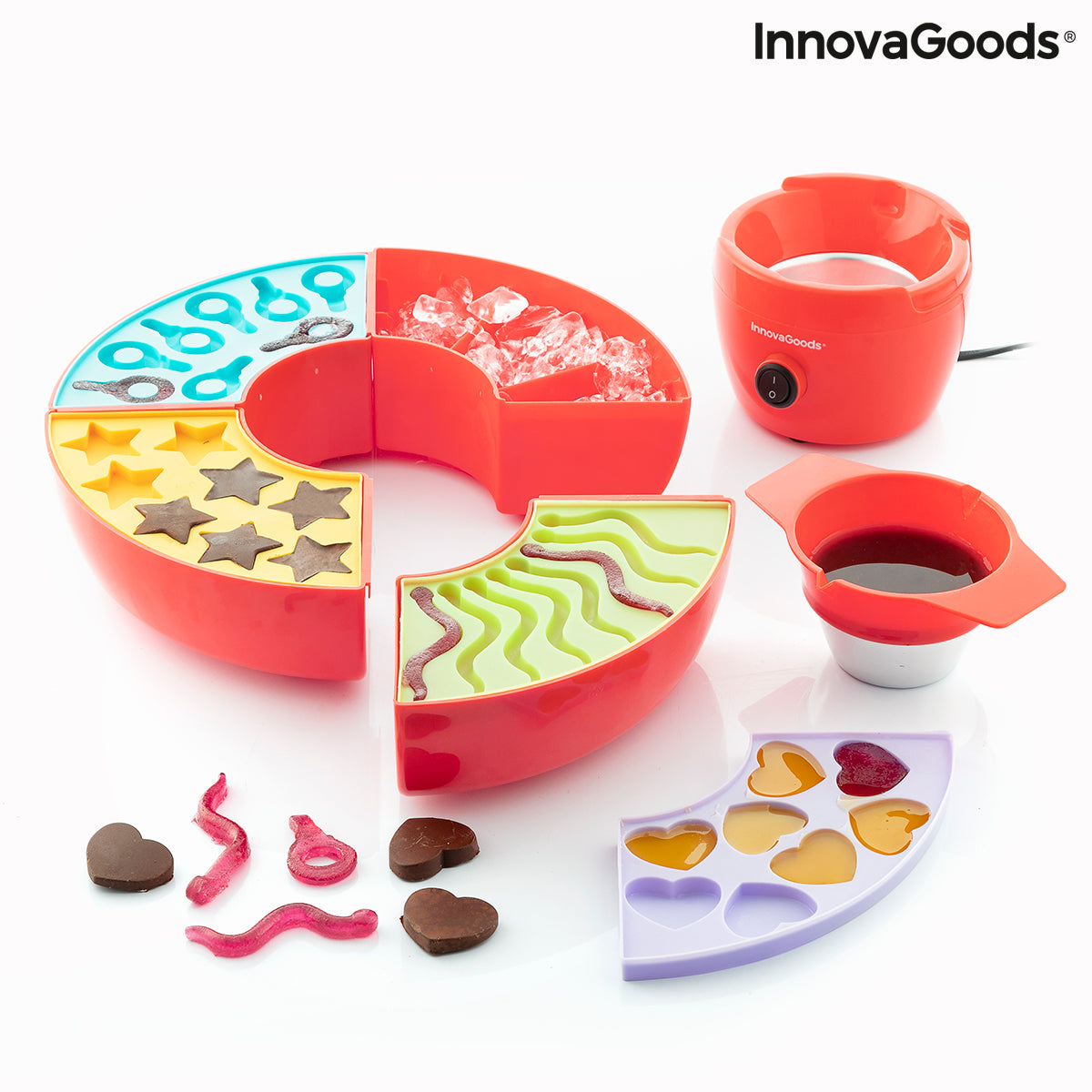 2-in 1-Jelly Bean and Chocolate Fondue Machine Yupot InnovaGoods