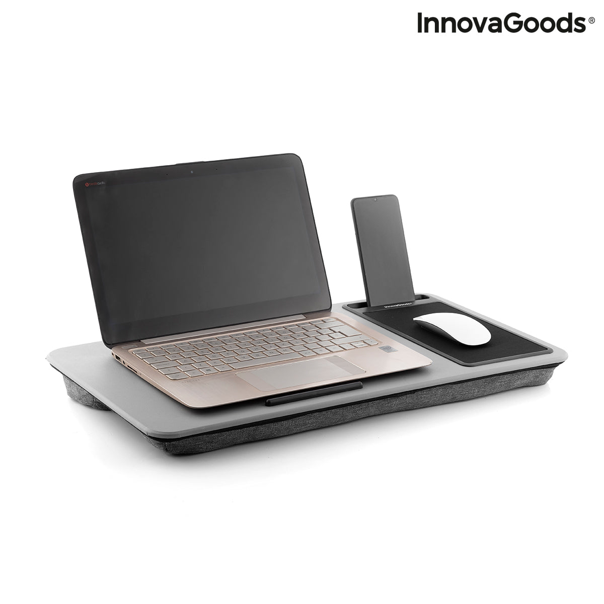 Portable Laptop Desk with XL Cushion Deskion InnovaGoods