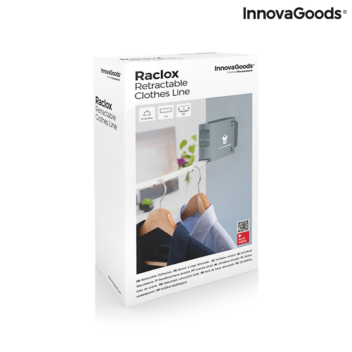 Retractable Clothes Line Raclox InnovaGoods