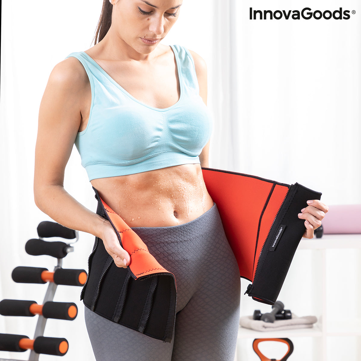 Sports Slimming Belt with Sauna Effect Redle InnovaGoods