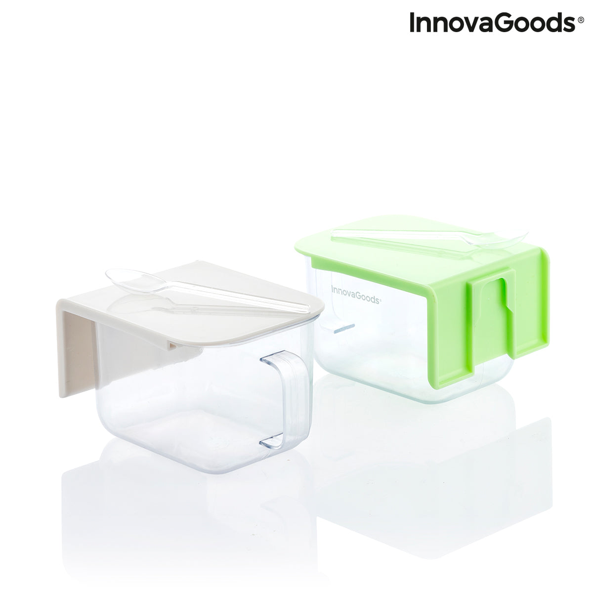 Removable Adhesive Kitchen Containers Handstore InnovaGoods Pack of 2