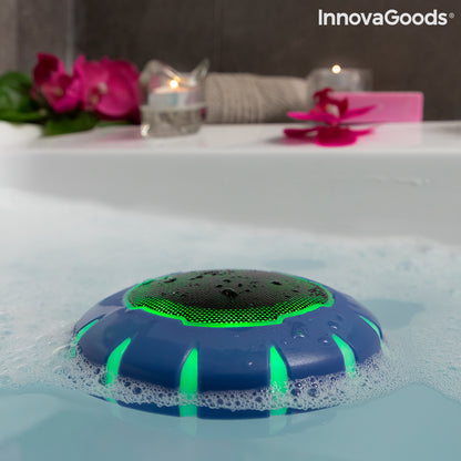 Floating Wireless Speaker with LED Floaker InnovaGoods