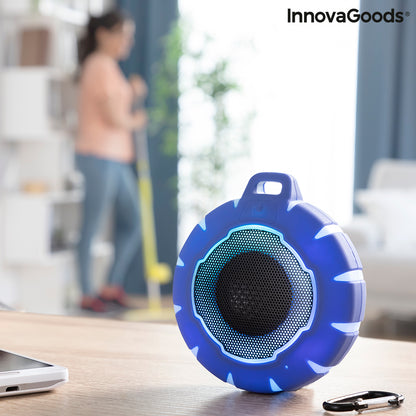 Floating Wireless Speaker with LED Floaker InnovaGoods