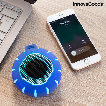 Floating Wireless Speaker with LED Floaker InnovaGoods