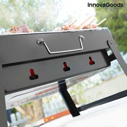 Folding Portable Barbecue for use with Charcoal BearBQ InnovaGoods