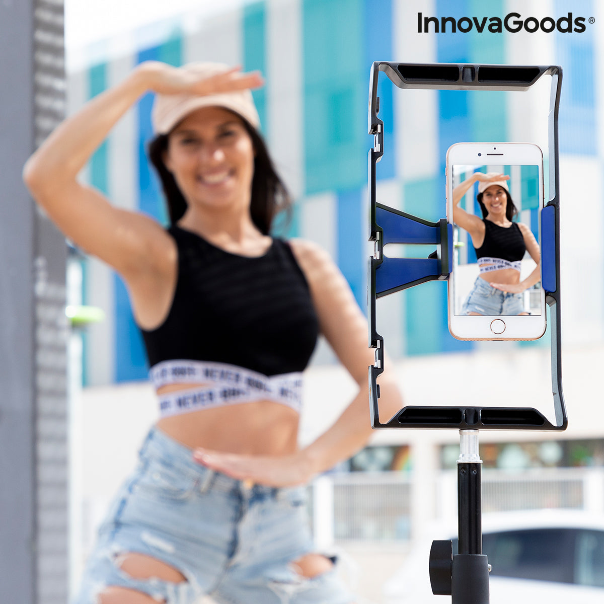 Smartphone Holder with Manual Stabiliser Stafect InnovaGoods