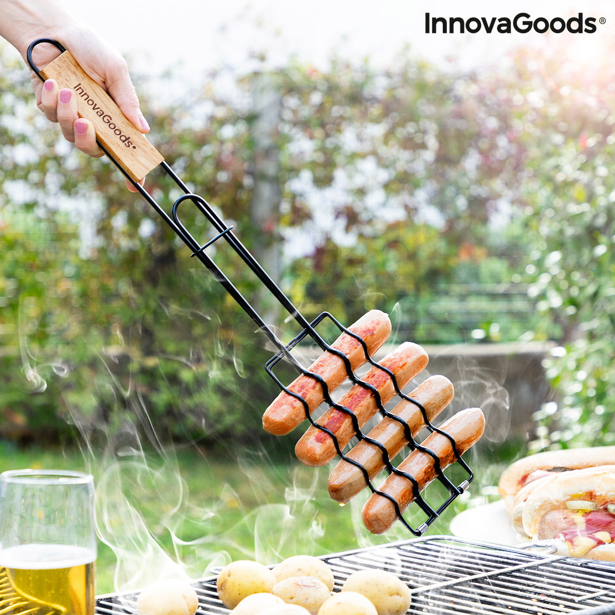 Barbecue Grill for Sausages Sosket InnovaGoods