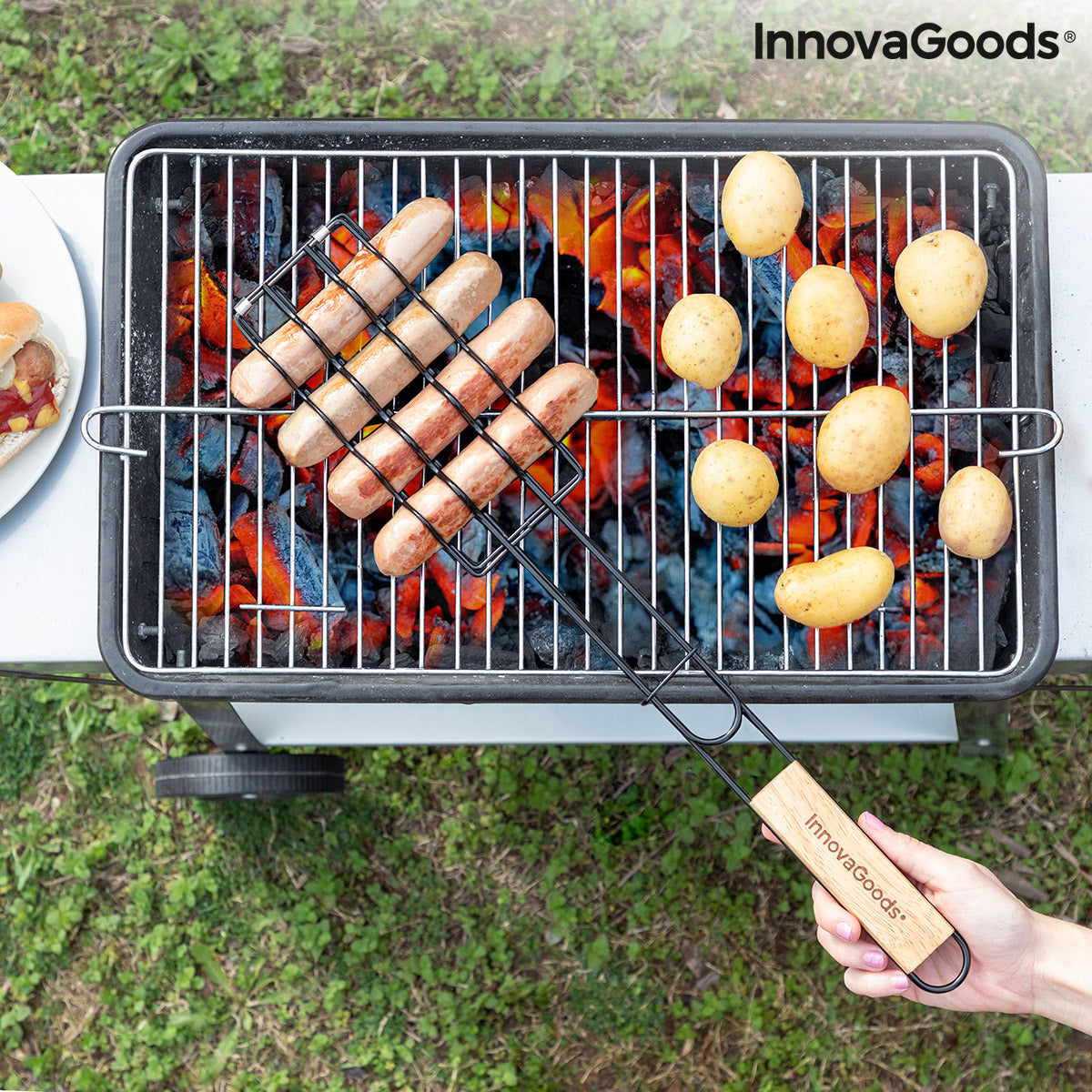 Barbecue Grill for Sausages Sosket InnovaGoods