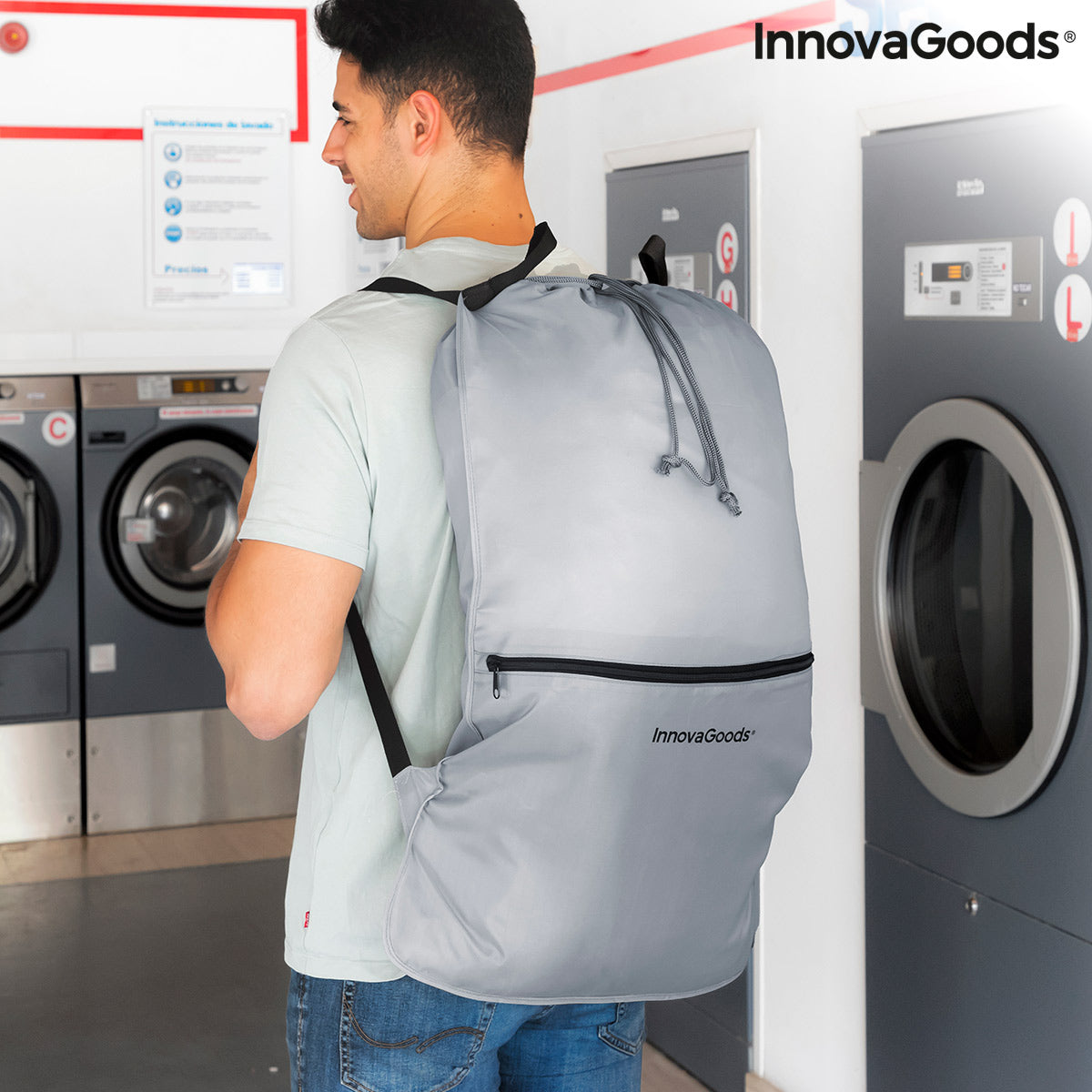 Backpack Laundry Bag Clepac InnovaGoods