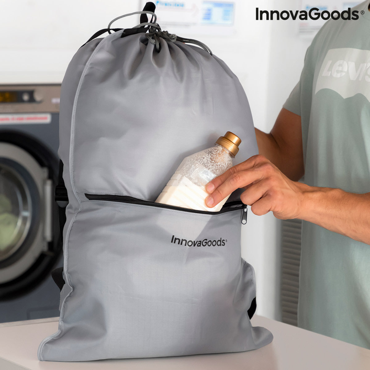 Backpack Laundry Bag Clepac InnovaGoods