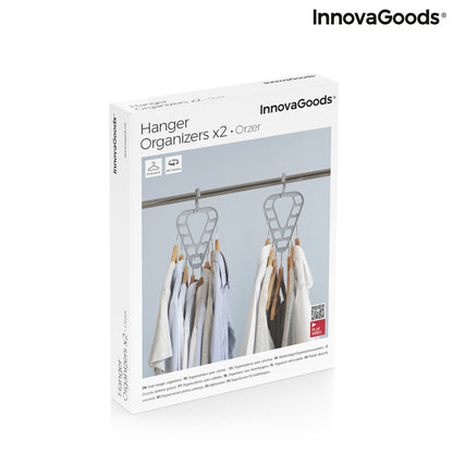 Hanger Organizers Set Orzer InnovaGoods 2 Units