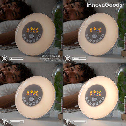 Sunrise Alarm Clock with Speaker Slockar InnovaGoods