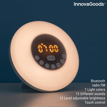 Sunrise Alarm Clock with Speaker Slockar InnovaGoods