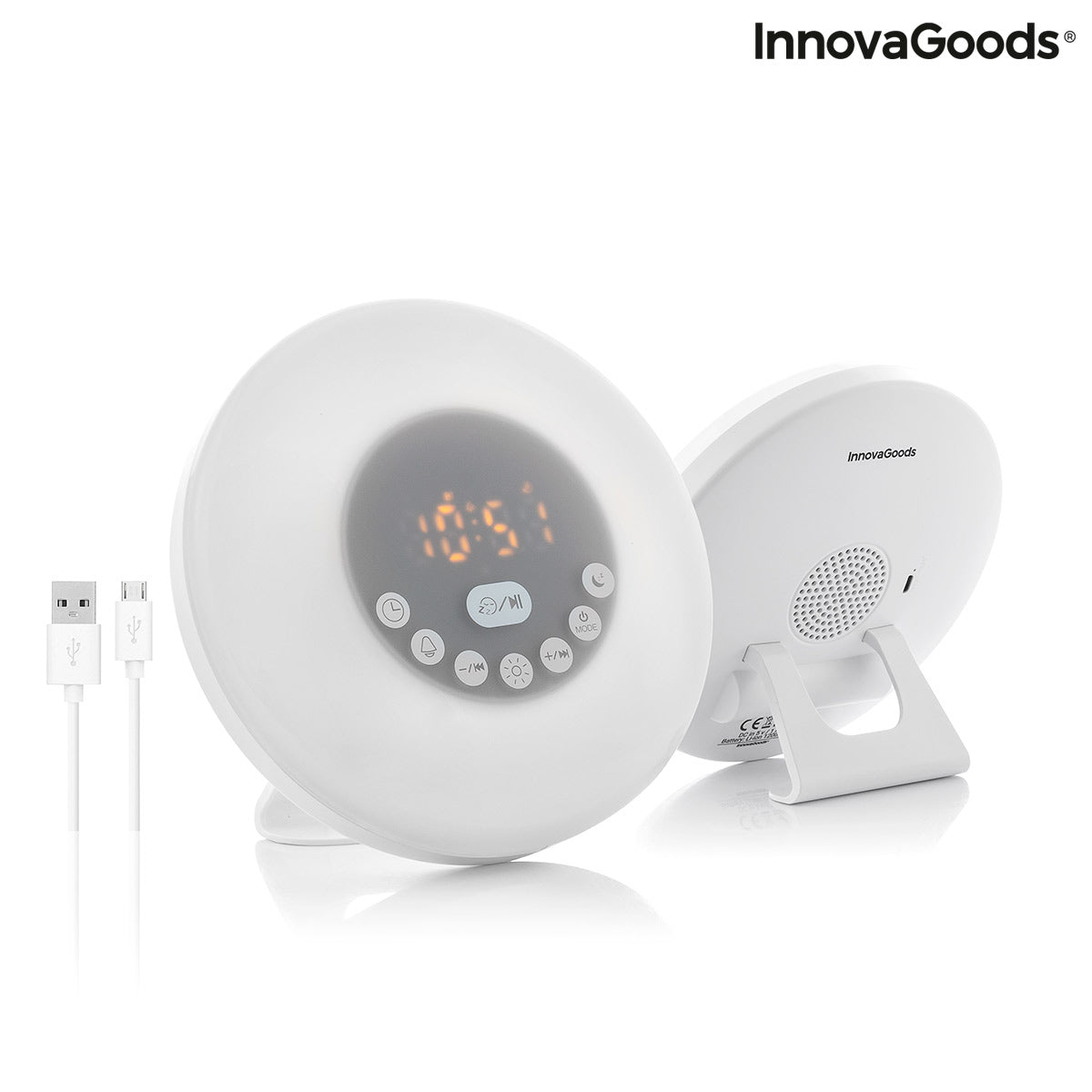 Sunrise Alarm Clock with Speaker Slockar InnovaGoods