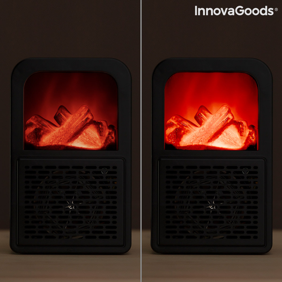 3D Flame Effect Tabletop Heater Flehatt InnovaGoods