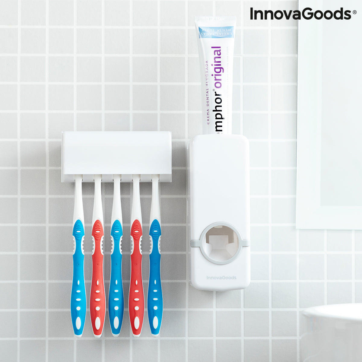 Toothpaste Dispenser and Holder Diseeth InnovaGoods