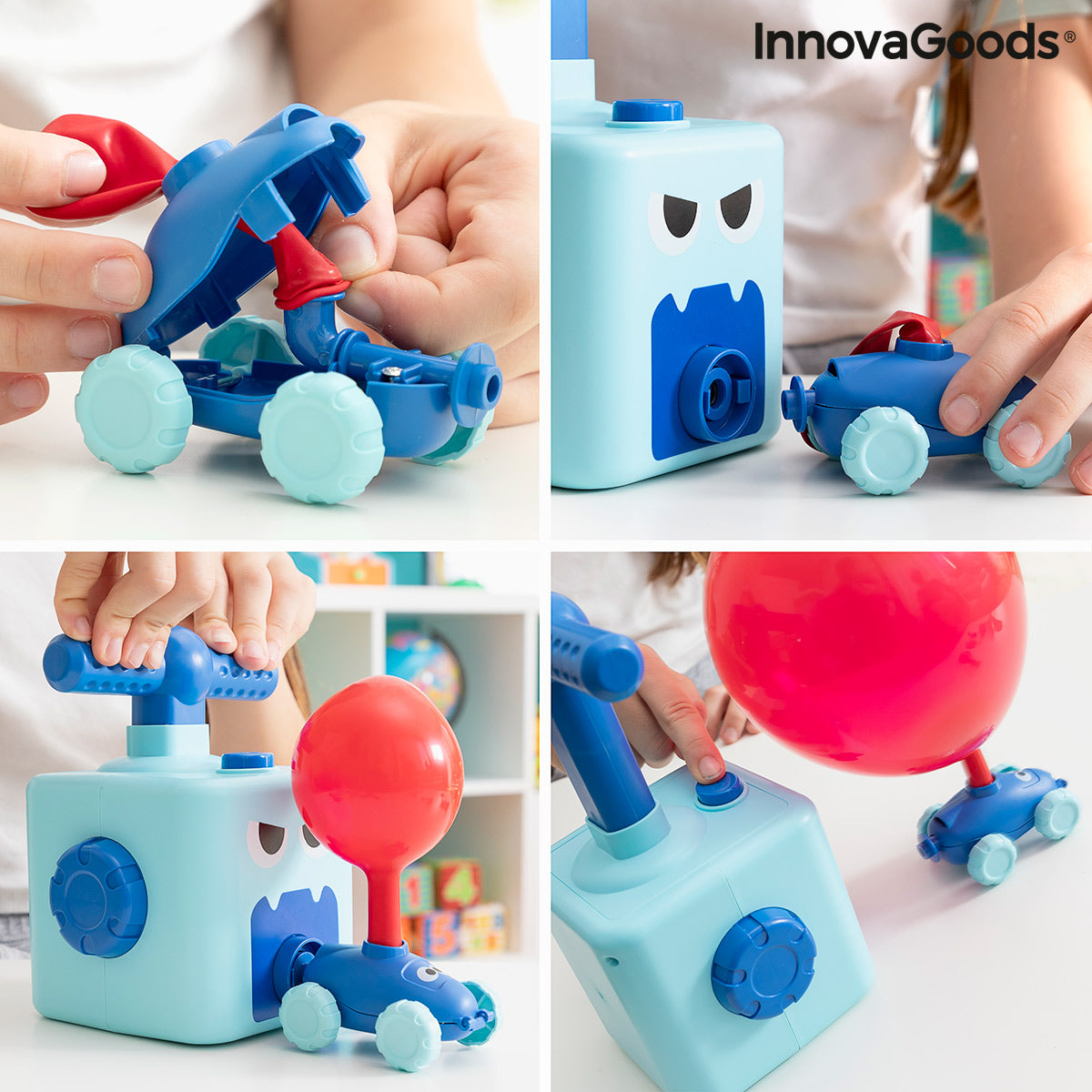 2-in-1 Car and Balloon Launcher Toy Coyloon InnovaGoods