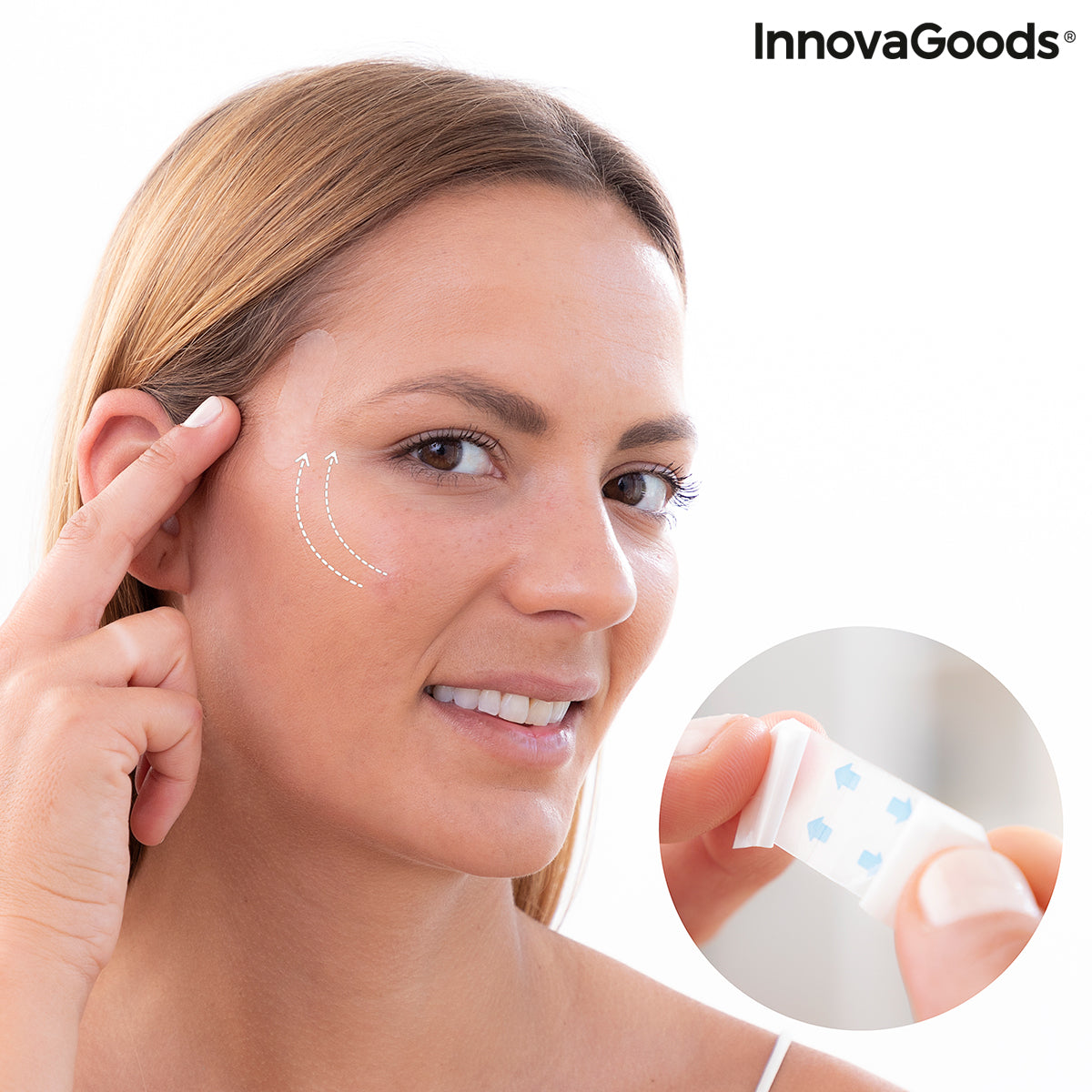 Invisible Adhesive Face Lifting Patches Liftrik InnovaGoods 40 Units