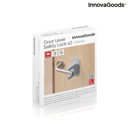 Door Lever Safety Lock Dlooky InnovaGoods 2 Units