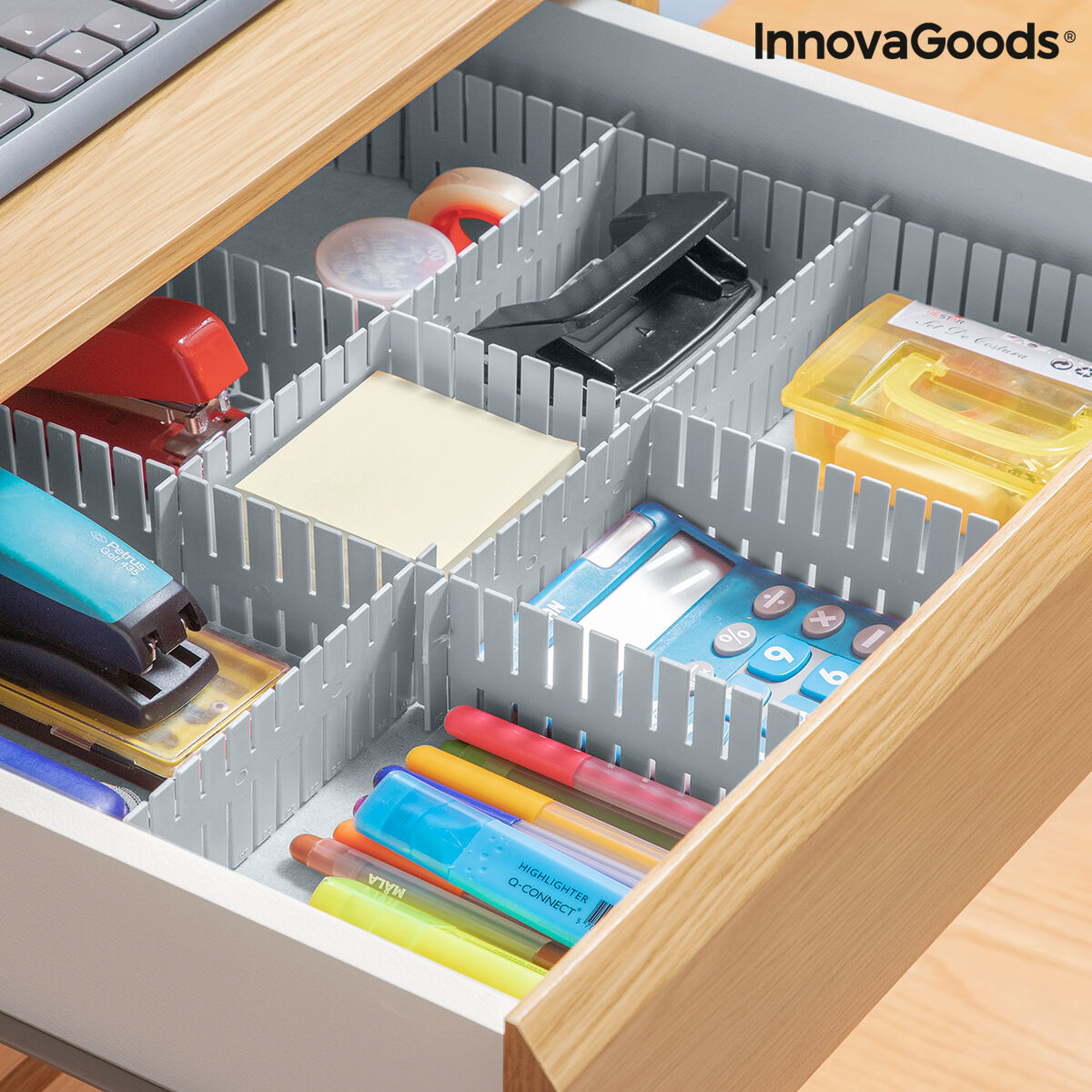 Adjustable Drawer Organiser Condor InnovaGoods 16 Units