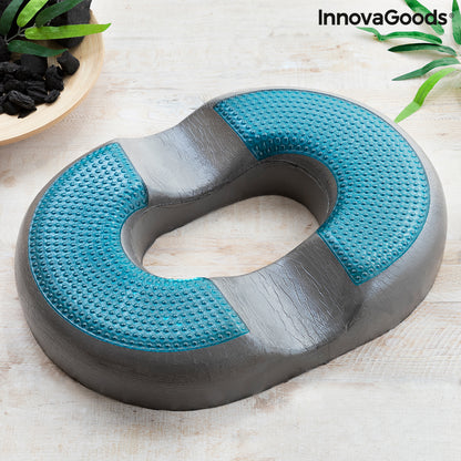 Gel & Bamboo Charcoal Cushion with Removable Cover Charnut InnovaGoods