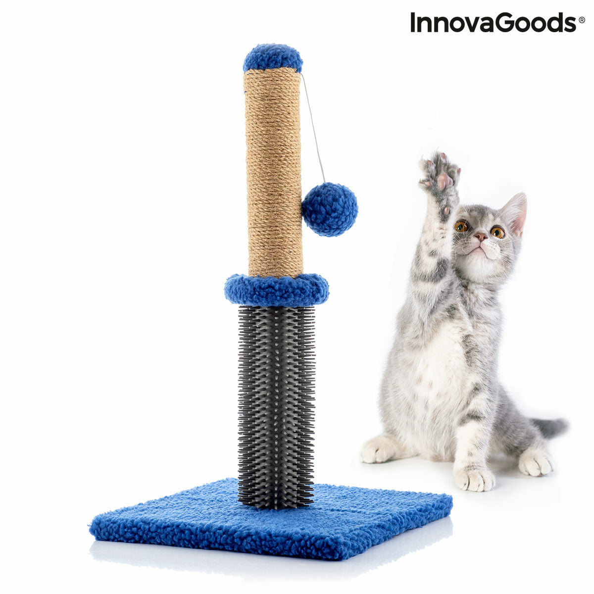 Cat Scratching and Massage Post with Ball Miausage InnovaGoods