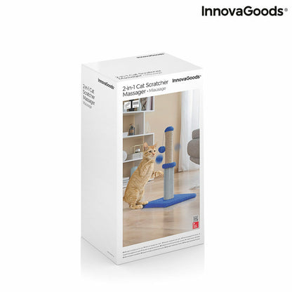 Cat Scratching and Massage Post with Ball Miausage InnovaGoods