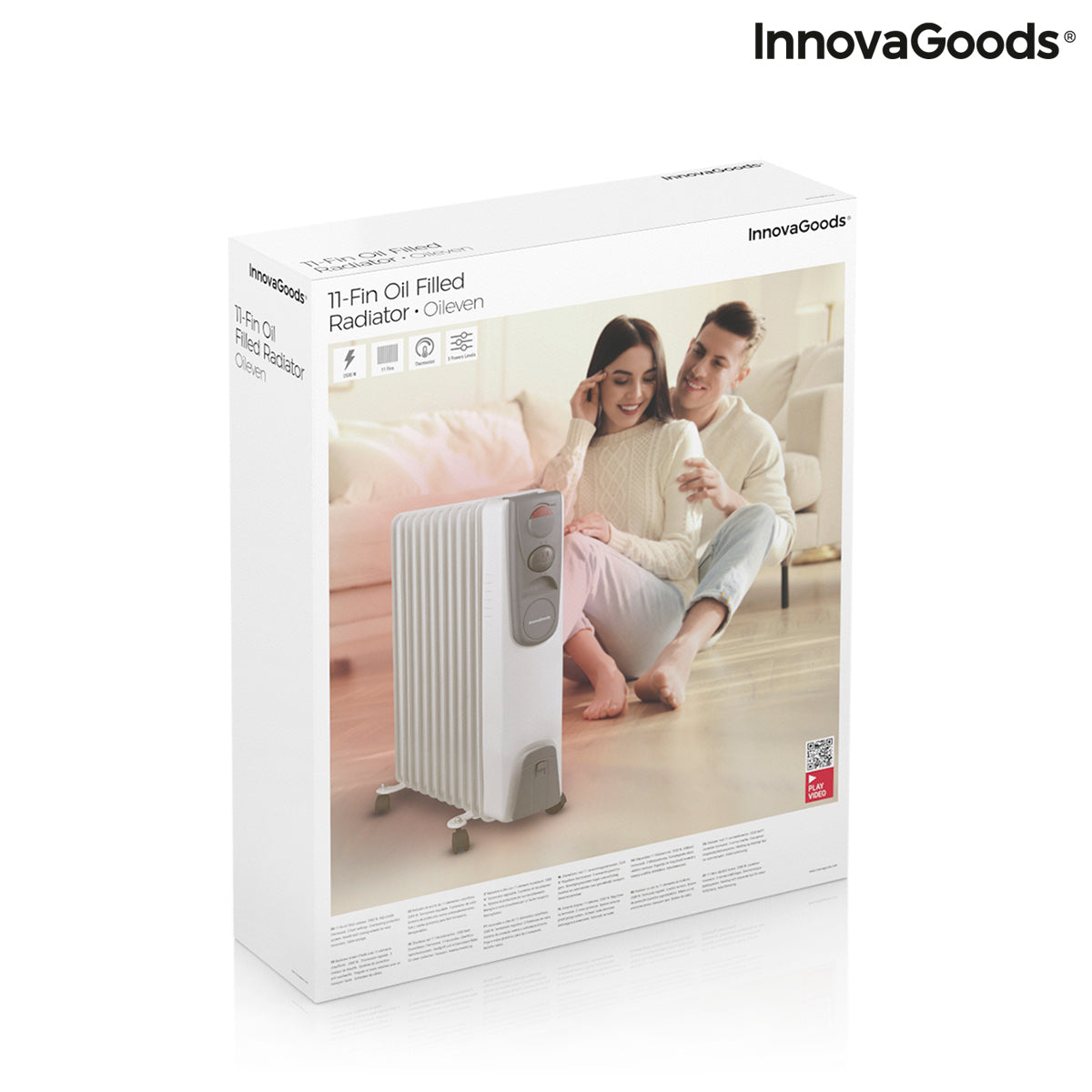 Oil-filled Radiator Oileven InnovaGoods 2500 W (11 chamber)