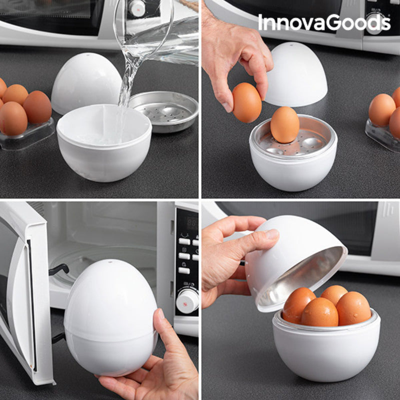 Microwave Egg Boiler with Recipe Booklet Boilegg InnovaGoods