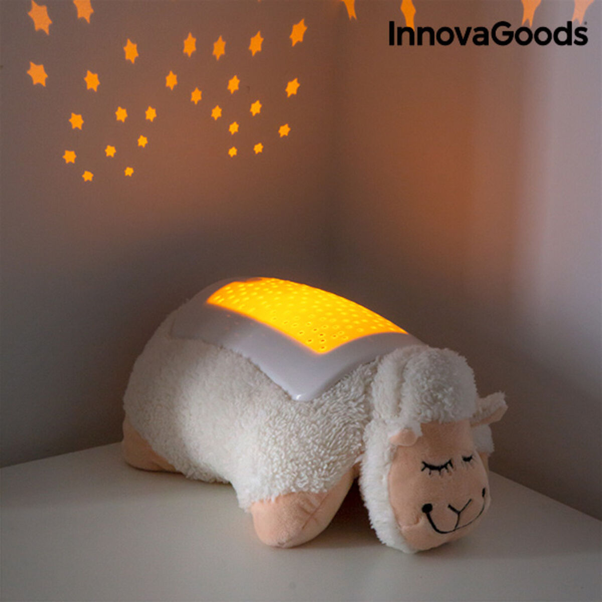 Plush Toy Projector Sheep InnovaGoods