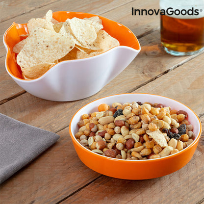 2-in-1 Snack Bowl InnovaGoods 2 Pieces