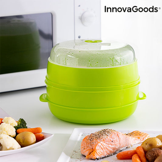 Microwave Double Steamer Codowave InnovaGoods