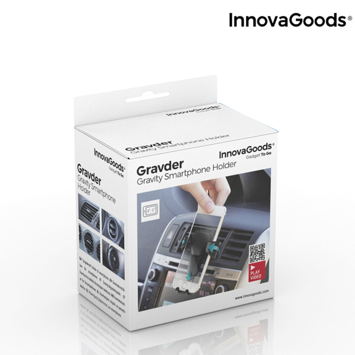 Gravity Smartphone Holder for Cars Gravder InnovaGoods