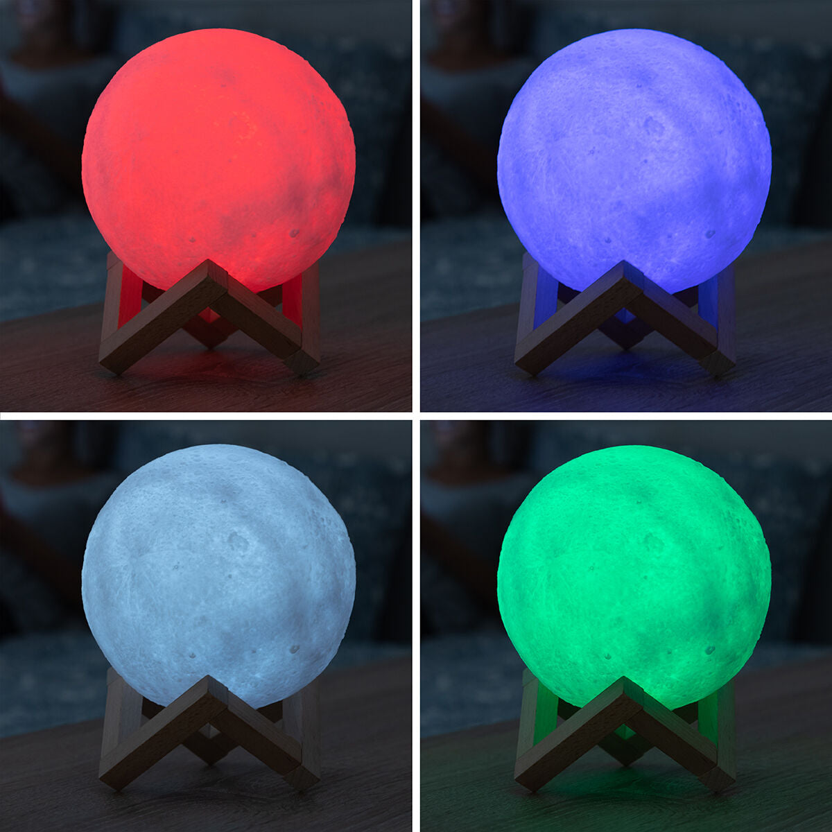 Rechargeable LED Moon Lamp Moondy InnovaGoods